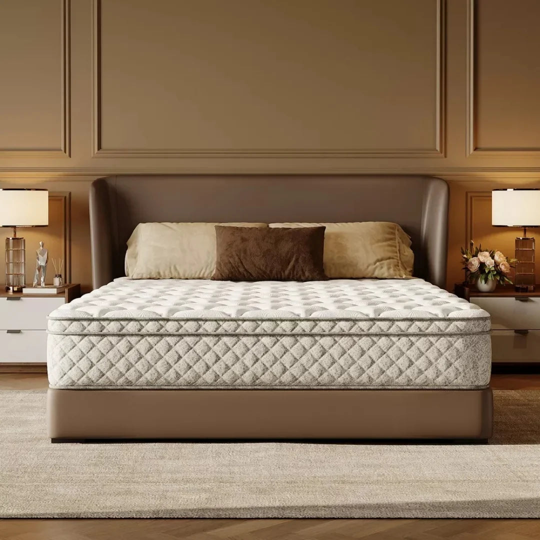 Cooling Memory Foam Pocket Spring Mattress with Removable Cover