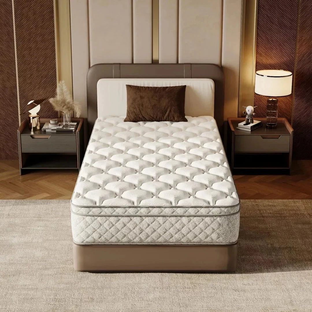 Cooling Memory Foam Pocket Spring Mattress with Removable Cover