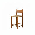 Finials Bar Stool with Rope Seat