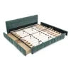 King Size Upholstered Bed Frame with Storage