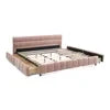 King Size Upholstered Bed Frame with Storage