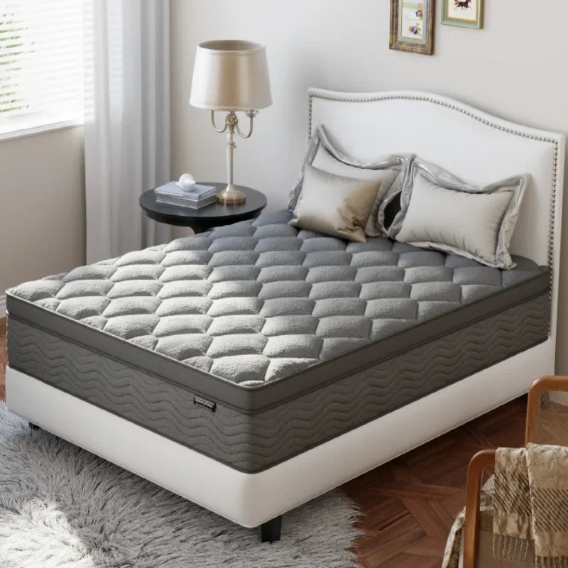 Queen Hybrid Mattress with Pocket Springs and Memory Foam